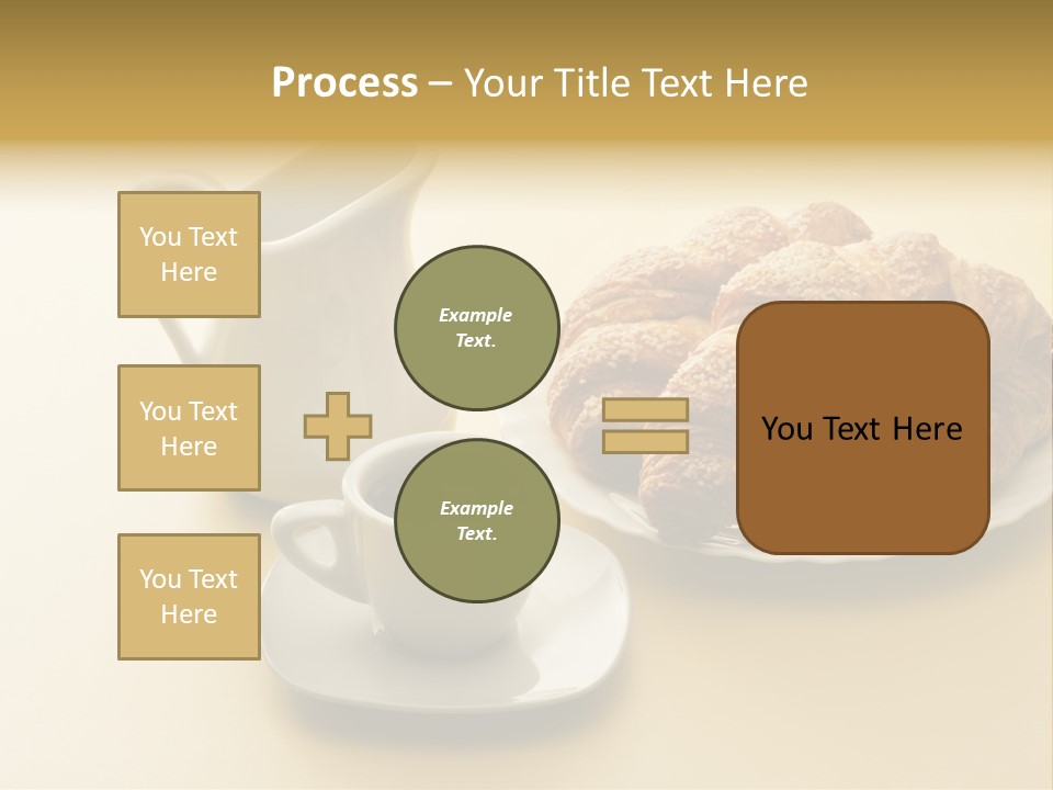 Breakfast Brioches Cup PowerPoint Template