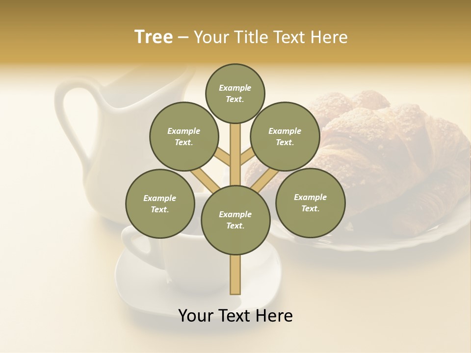 Breakfast Brioches Cup PowerPoint Template