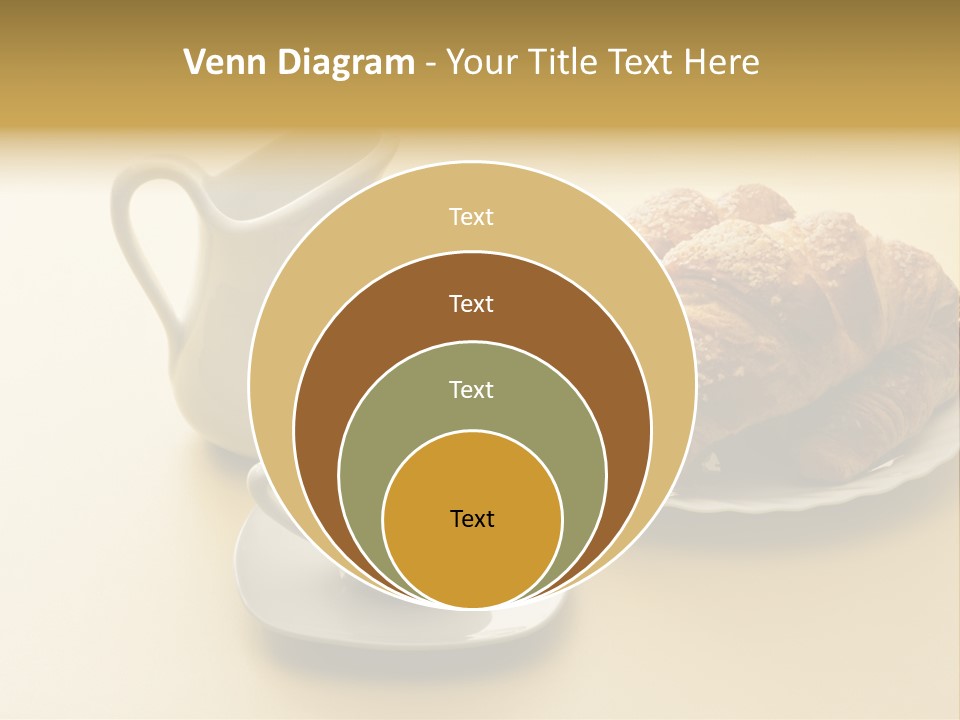 Breakfast Brioches Cup PowerPoint Template