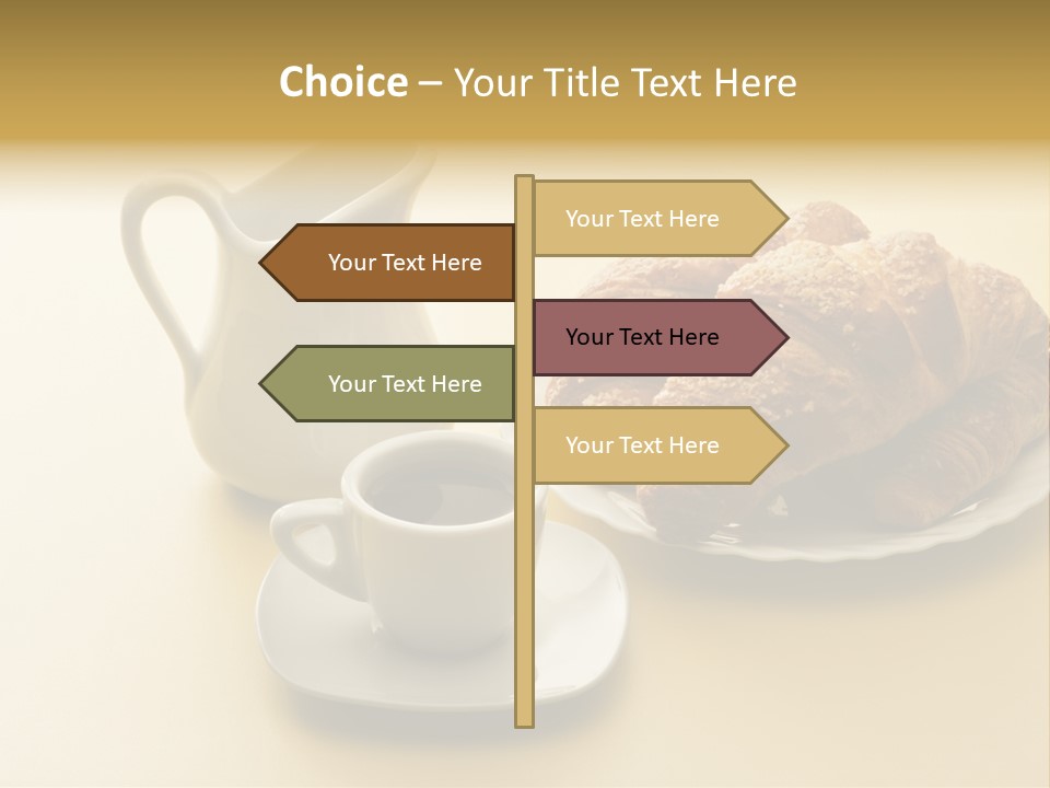 Breakfast Brioches Cup PowerPoint Template