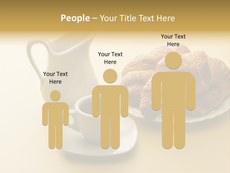 Breakfast Brioches Cup PowerPoint Template