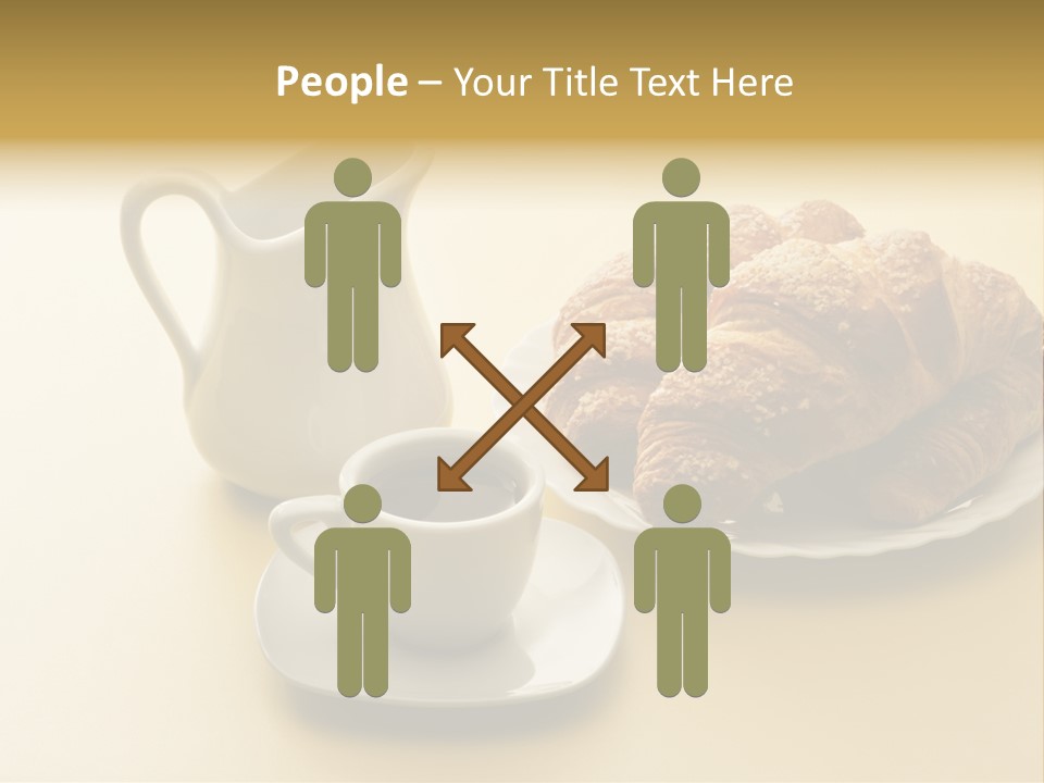 Breakfast Brioches Cup PowerPoint Template