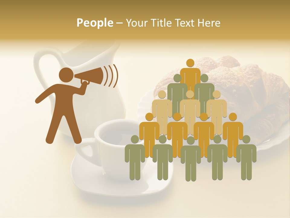 Breakfast Brioches Cup PowerPoint Template