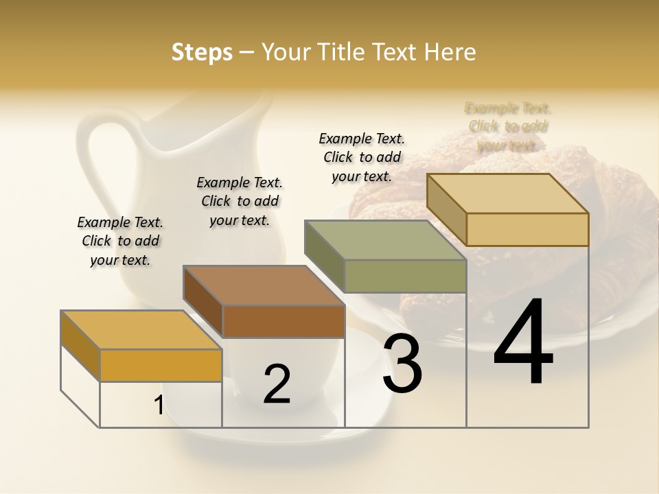 Breakfast Brioches Cup PowerPoint Template