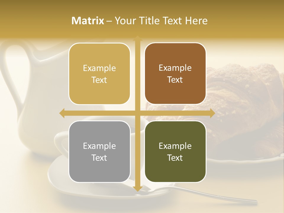 Breakfast Cup Espresso PowerPoint Template