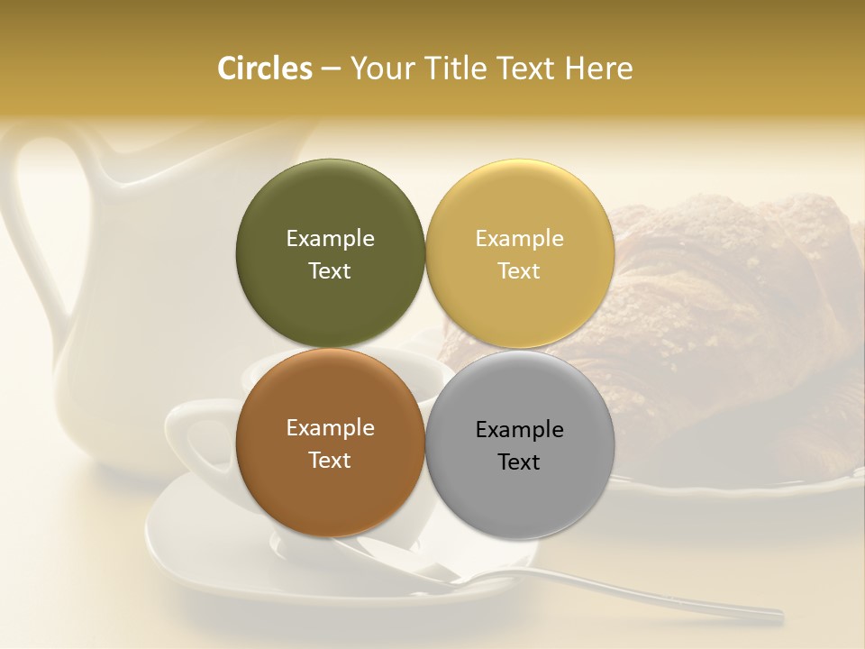 Breakfast Cup Espresso PowerPoint Template