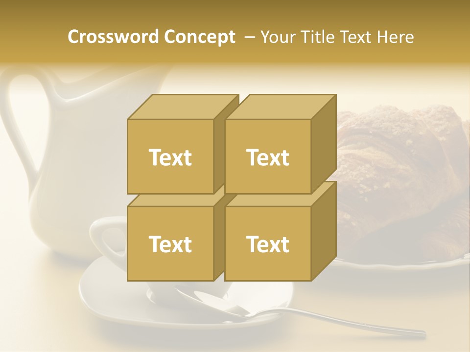 Breakfast Cup Espresso PowerPoint Template