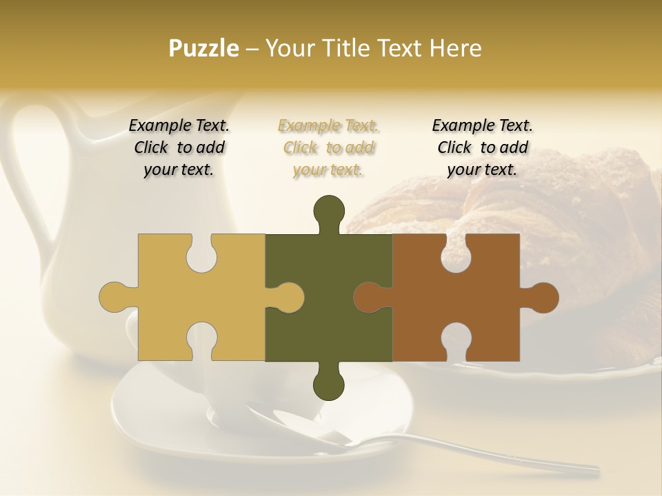 Breakfast Cup Espresso PowerPoint Template