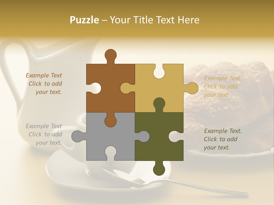 Breakfast Cup Espresso PowerPoint Template