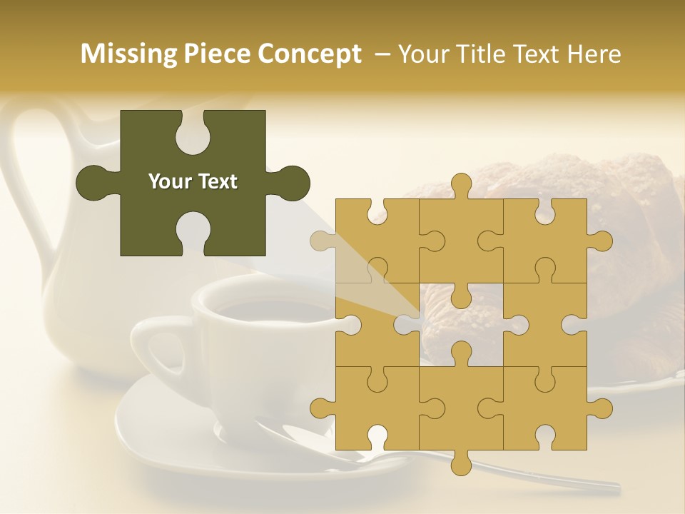 Breakfast Cup Espresso PowerPoint Template