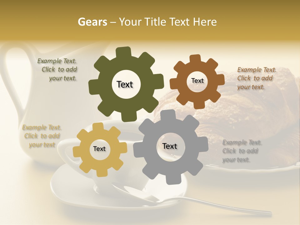 Breakfast Cup Espresso PowerPoint Template