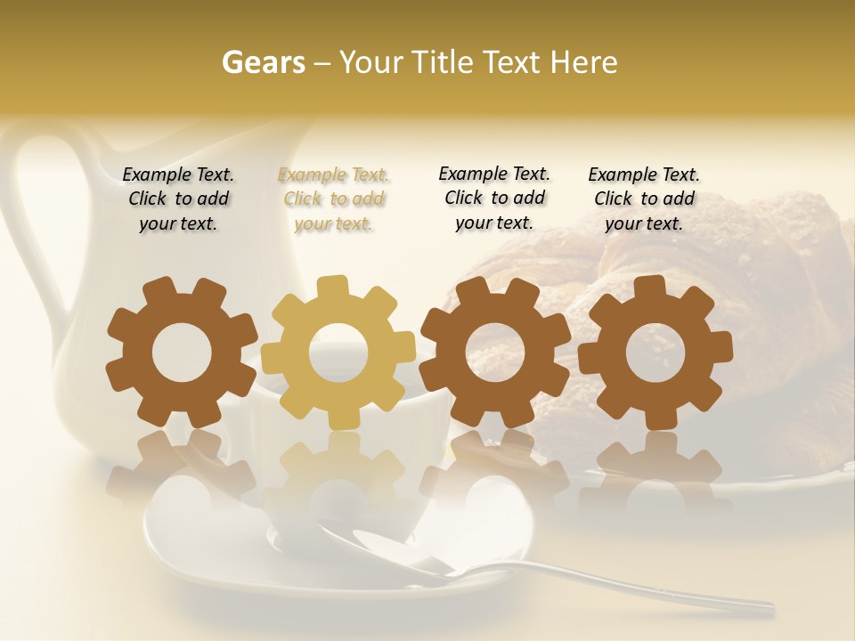 Breakfast Cup Espresso PowerPoint Template