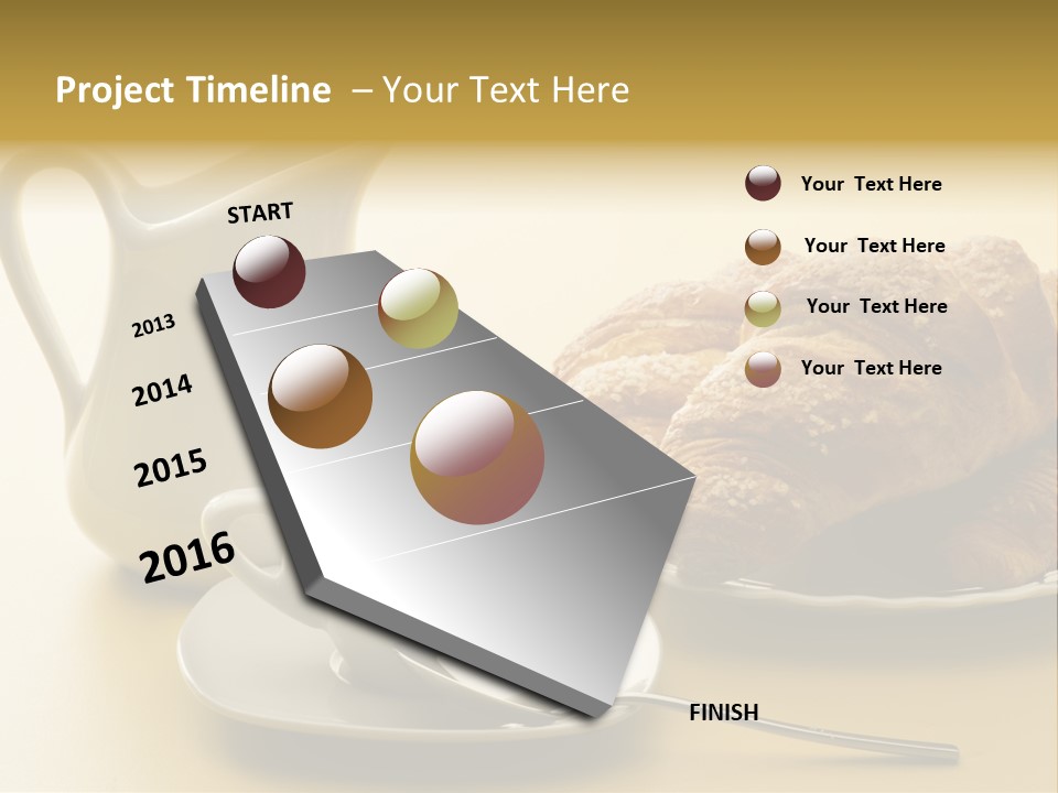 Breakfast Cup Espresso PowerPoint Template