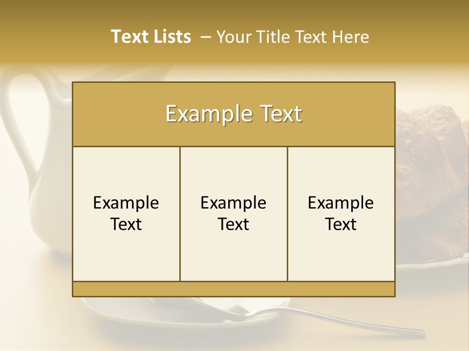 Breakfast Cup Espresso PowerPoint Template