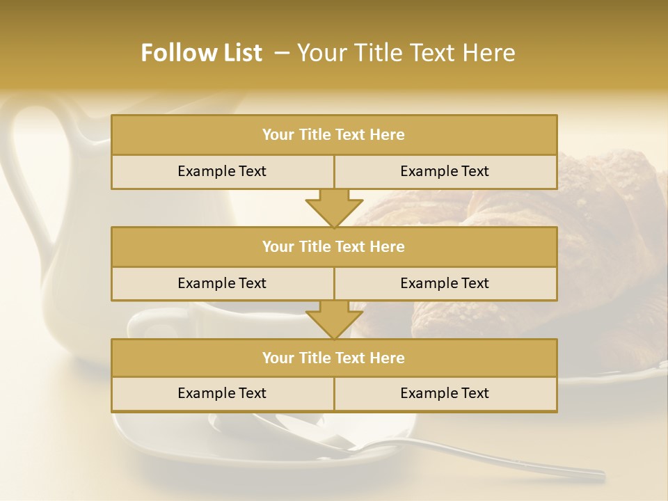 Breakfast Cup Espresso PowerPoint Template
