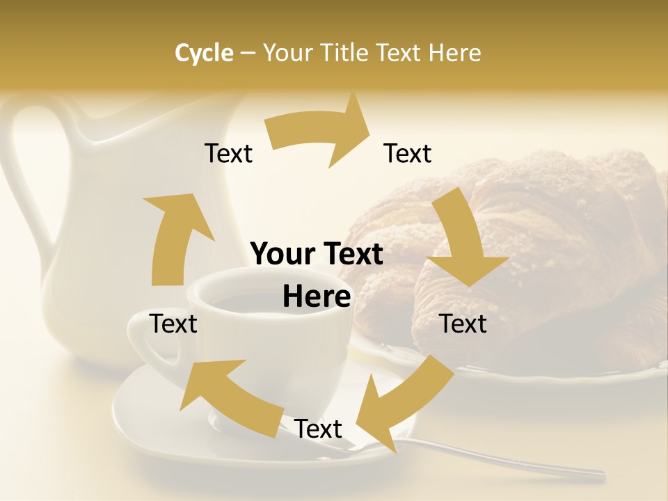 Breakfast Cup Espresso PowerPoint Template