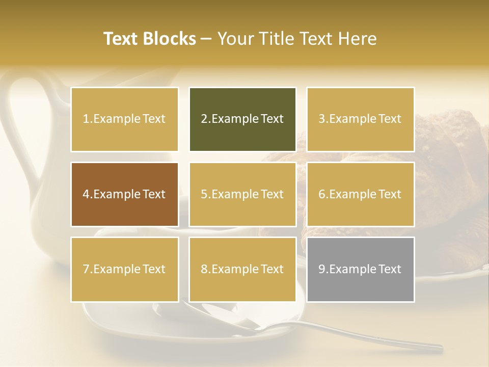 Breakfast Cup Espresso PowerPoint Template