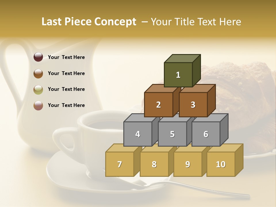 Breakfast Cup Espresso PowerPoint Template