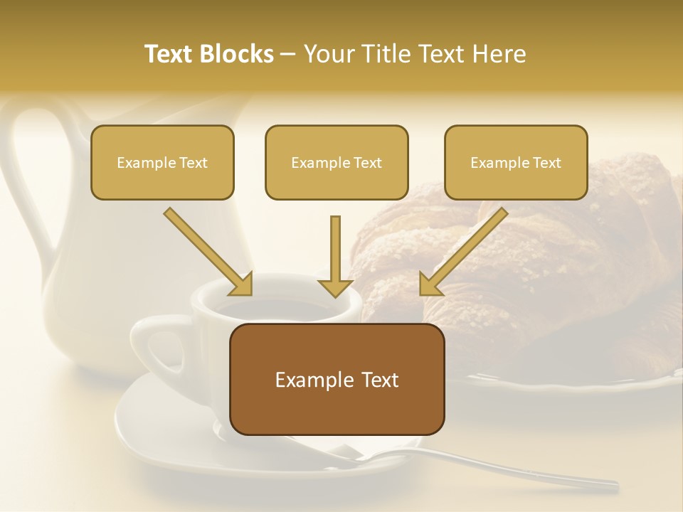 Breakfast Cup Espresso PowerPoint Template