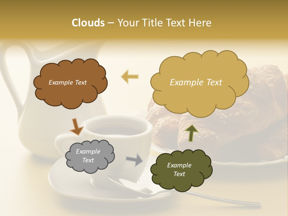 Breakfast Cup Espresso PowerPoint Template