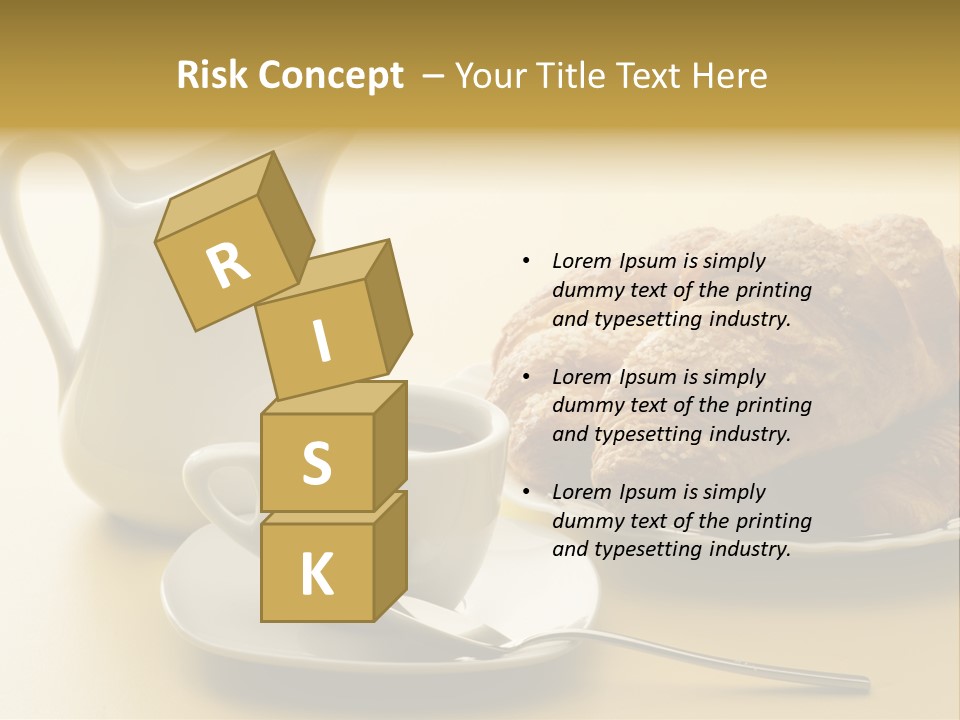 Breakfast Cup Espresso PowerPoint Template