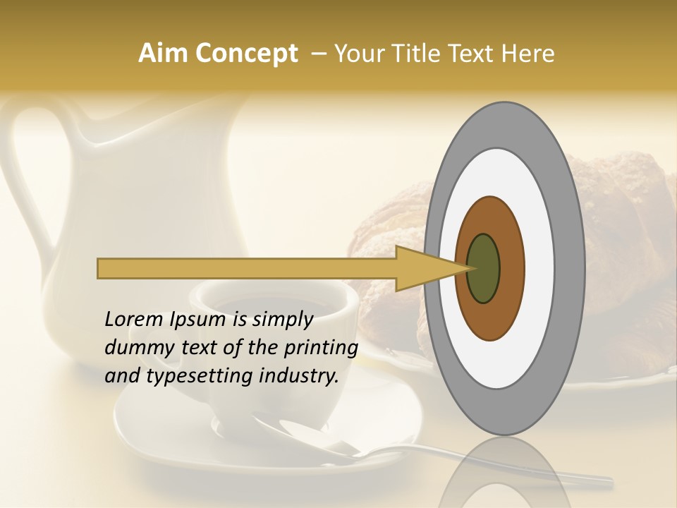 Breakfast Cup Espresso PowerPoint Template