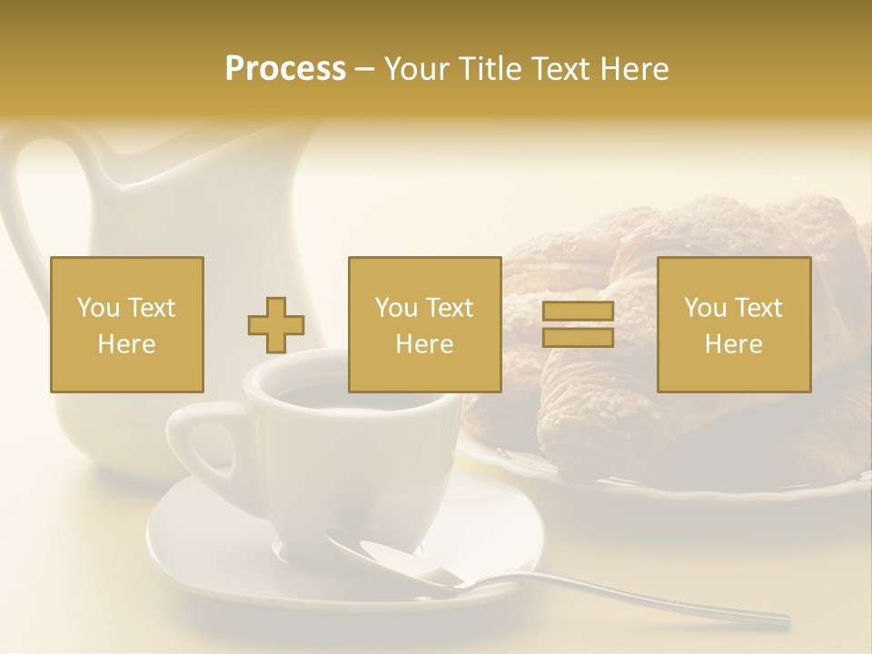 Breakfast Cup Espresso PowerPoint Template