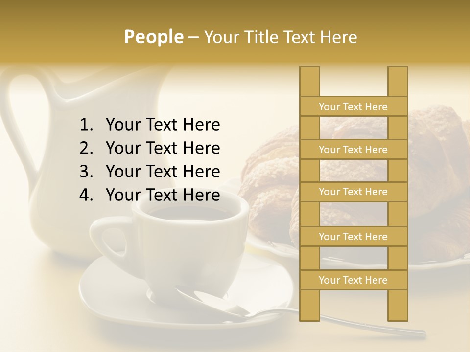Breakfast Cup Espresso PowerPoint Template