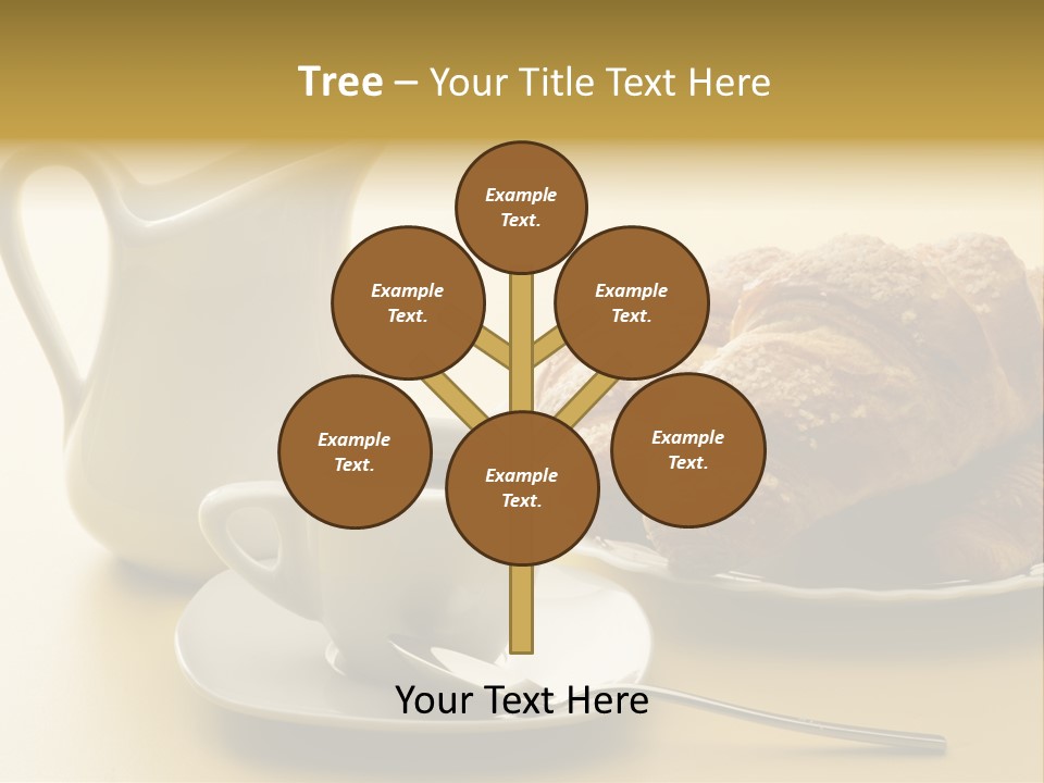 Breakfast Cup Espresso PowerPoint Template