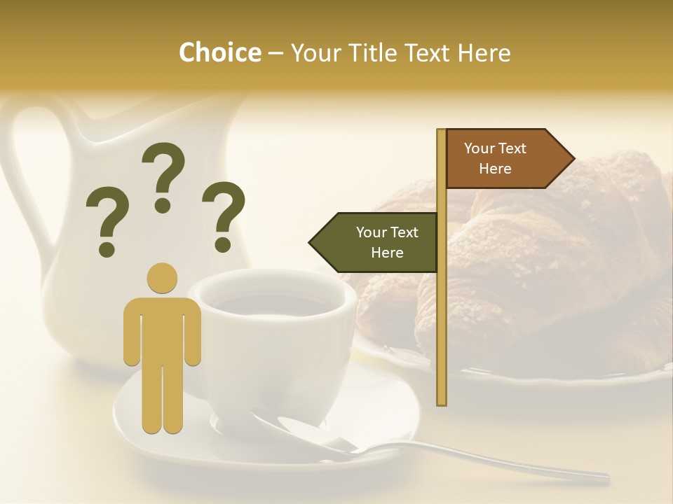 Breakfast Cup Espresso PowerPoint Template