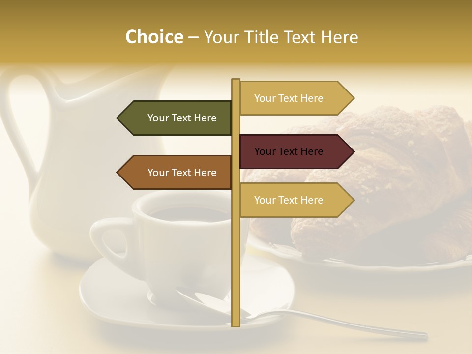 Breakfast Cup Espresso PowerPoint Template