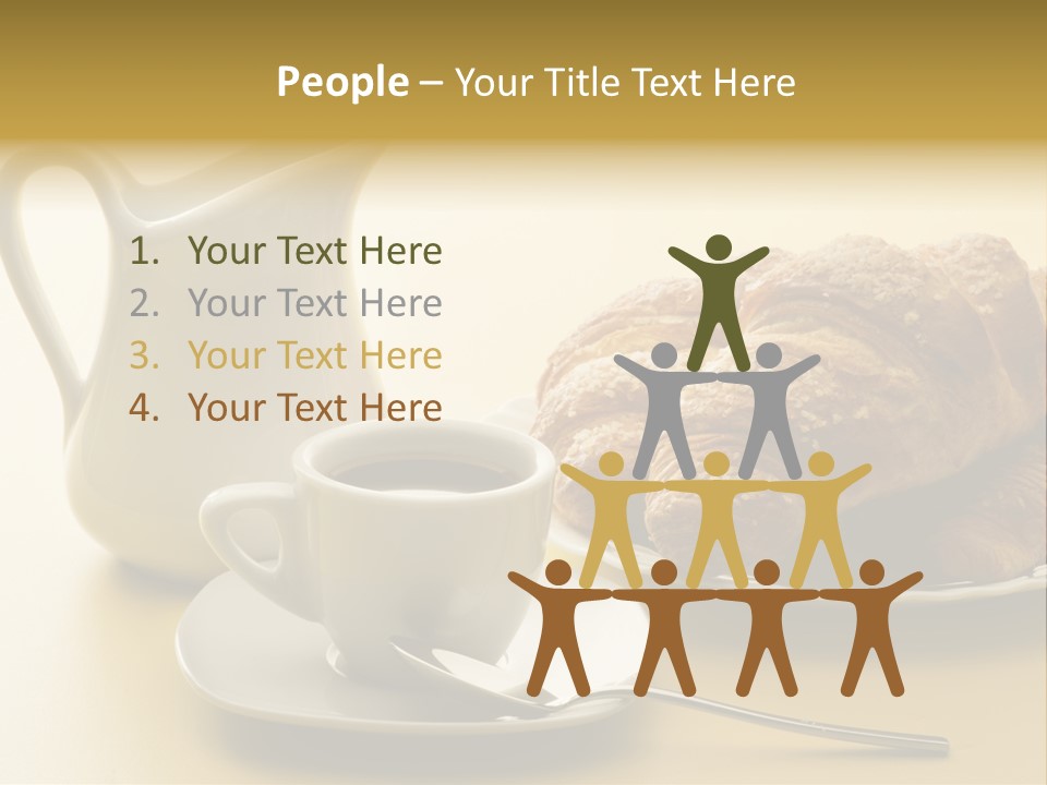Breakfast Cup Espresso PowerPoint Template