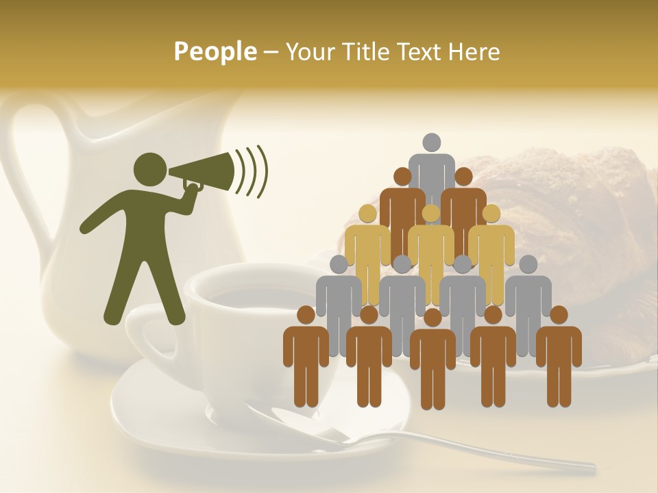 Breakfast Cup Espresso PowerPoint Template