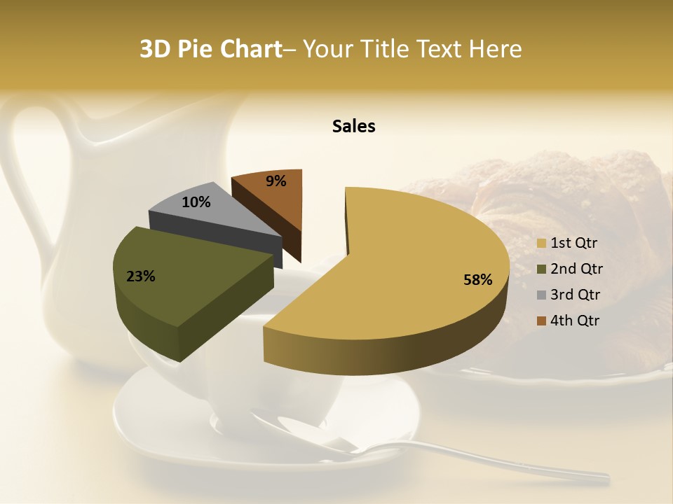Breakfast Cup Espresso PowerPoint Template