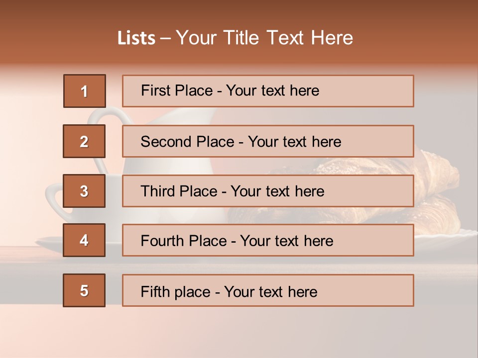 Wake Up Breakfast Aromatic PowerPoint Template