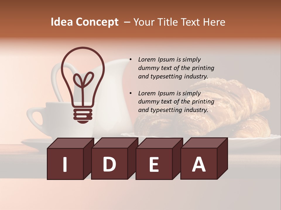 Wake Up Breakfast Aromatic PowerPoint Template