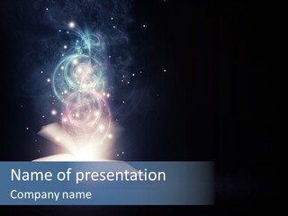 Orb Wall Jesus PowerPoint Template