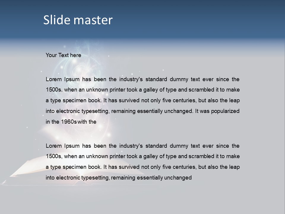 Orb Wall Jesus PowerPoint Template