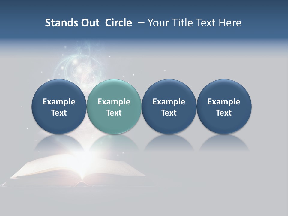 Orb Wall Jesus PowerPoint Template