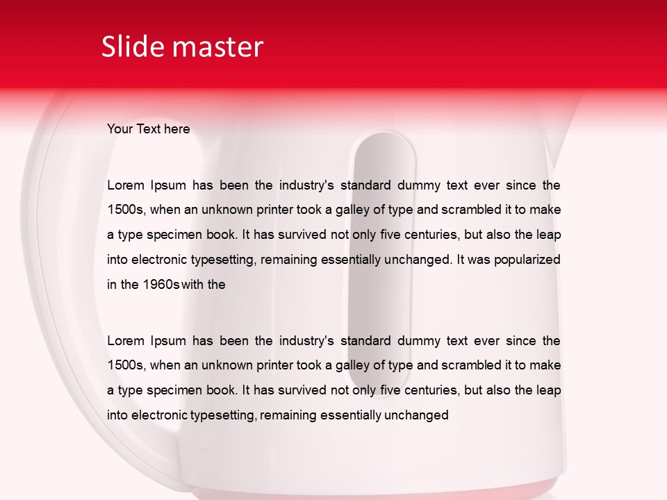 Object Plastic Food And Drink PowerPoint Template