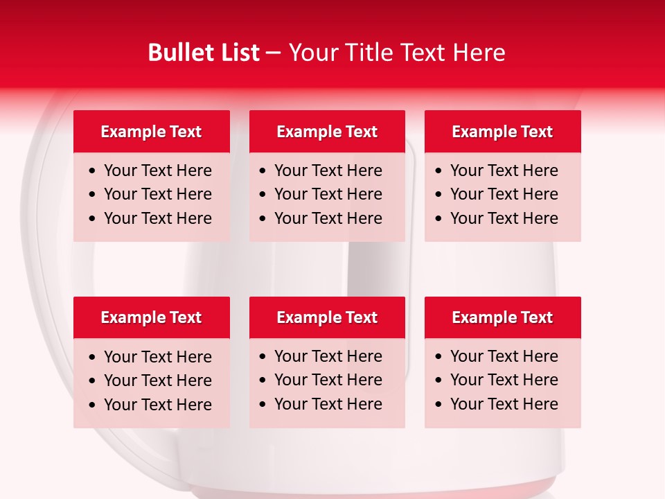 Object Plastic Food And Drink PowerPoint Template