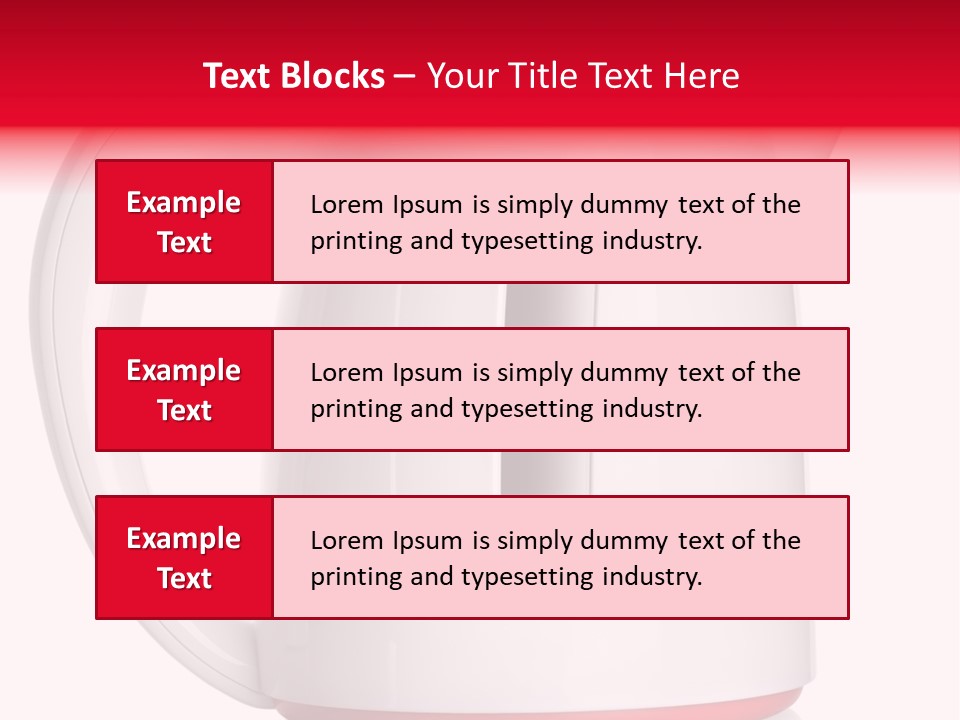 Object Plastic Food And Drink PowerPoint Template