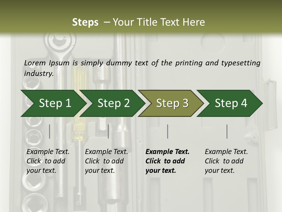 Item Collection Plastic PowerPoint Template