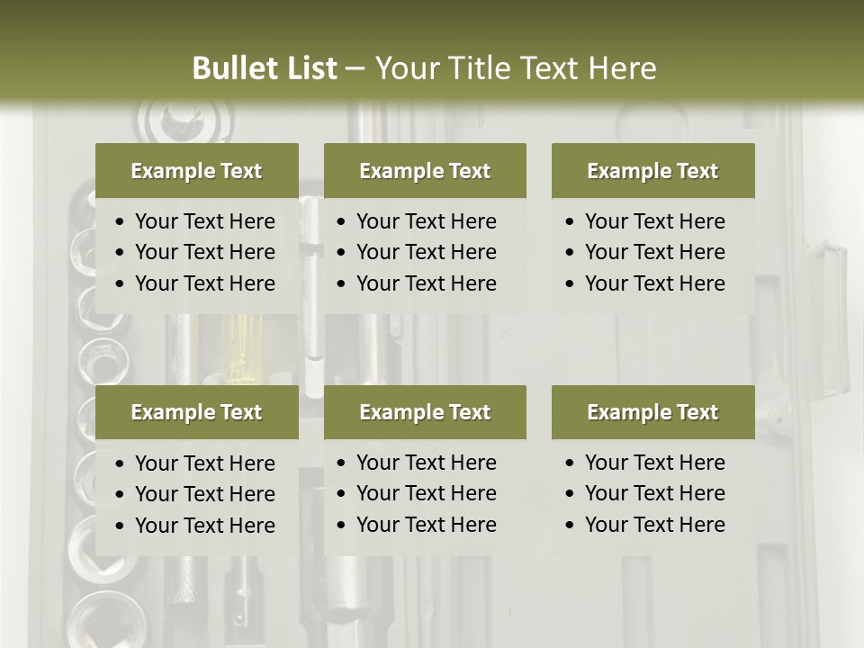 Item Collection Plastic PowerPoint Template