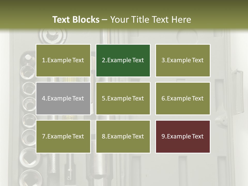 Item Collection Plastic PowerPoint Template