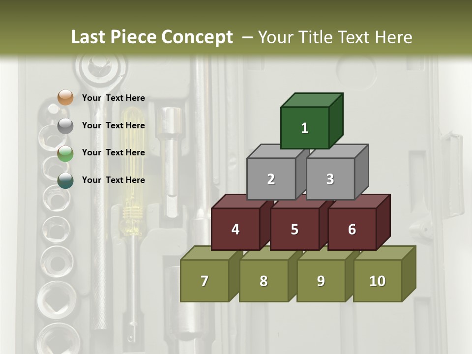 Item Collection Plastic PowerPoint Template