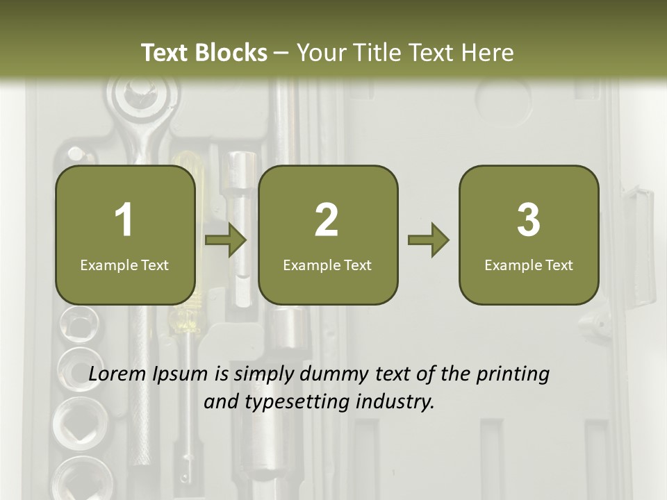 Item Collection Plastic PowerPoint Template