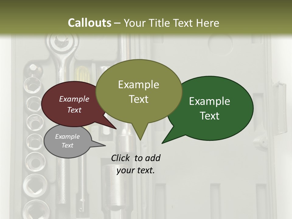 Item Collection Plastic PowerPoint Template