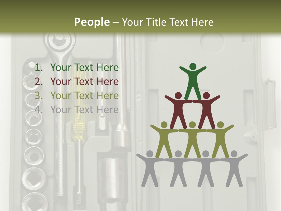 Item Collection Plastic PowerPoint Template