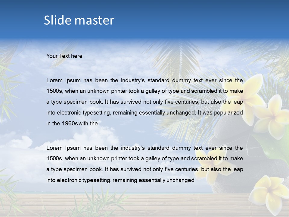 Harmony Exotic Relax PowerPoint Template